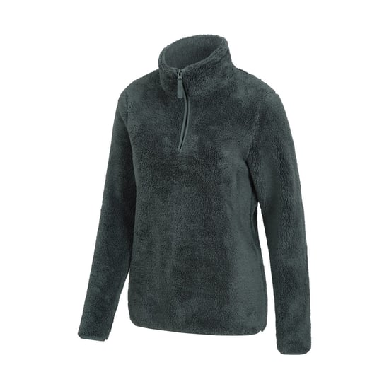 Mountain Warehouse Womens/Ladies Teddy Fleece Quarter Zip Fleece Top (Green) - Image 3