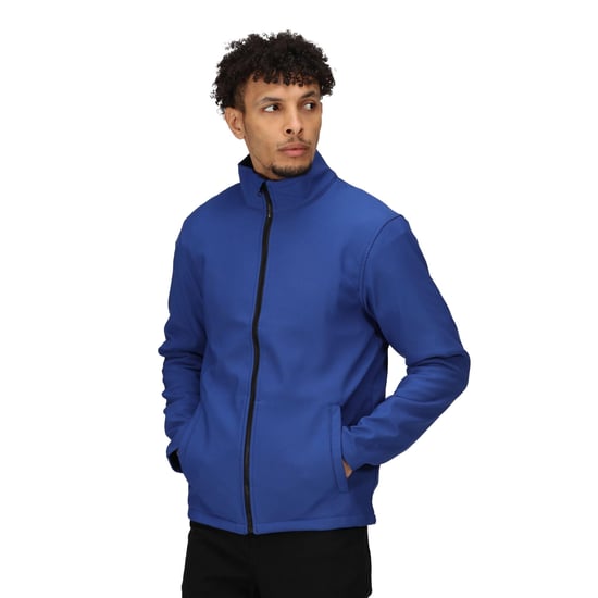 Regatta Mens Ablaze Printable Softshell Jacket (Royal Blue/Black)