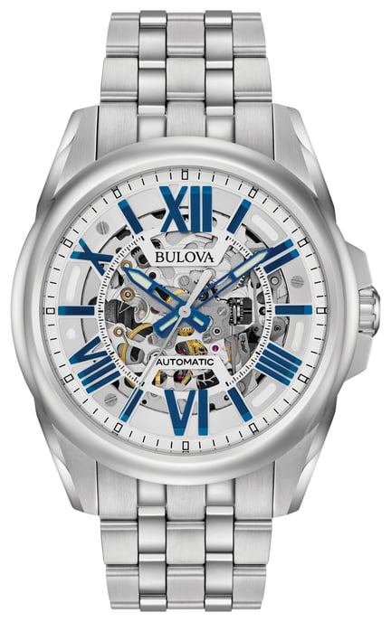 Bulova Classic Automatic Men's Silver Watch 96A187 - Image 1