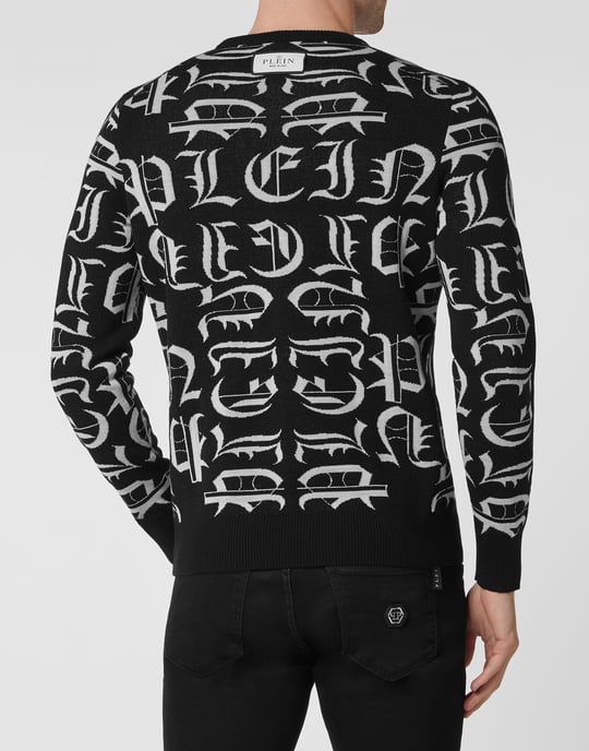 Pullover Round Neck Gothic Plein