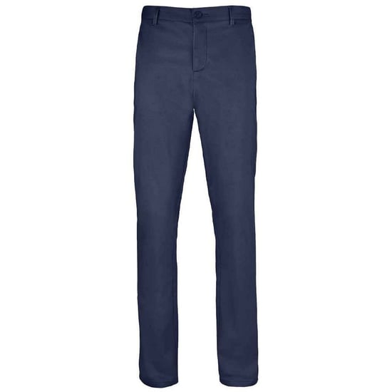 SOLS Mens Jared Stretch Slim Suit Trousers (French Navy) - Image 1
