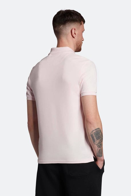 Lyle & Scott Polo SS Plain Polo Shirt Pink - Image 5