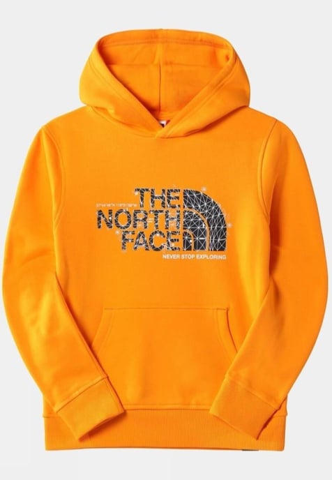 Sudadera con capucha The North Face Kids Drew Peak Overhead en naranja - Image 5
