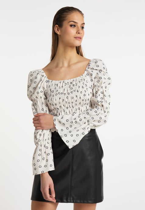 Mymo longsleeve women off-white - Image 3