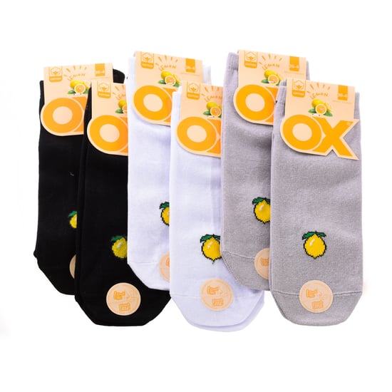 Pack de 6 calcetines bajos OX con aromas frescos talla única 36-41 - Image 4