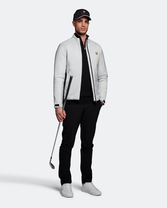Lyle & Scott Golf Primaloft Jacket in White - Image 2
