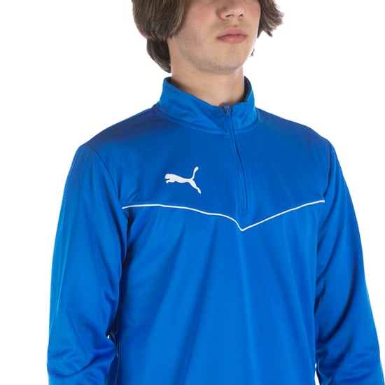 Sudadera Puma Teamrise 1/4 Zip Top Azul - Image 4