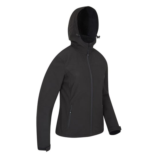 Mountain Warehouse Womens/Ladies Exodus Breathable Soft Shell Jacket (Black) - Image 4