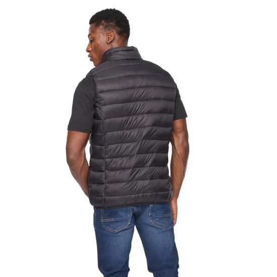 Crosshatch Mens Gattering Gilet (Black) - Image 2