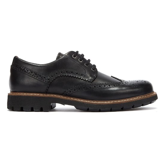 Clarks Batcombe Wing Mens Black Shoes - Image 5