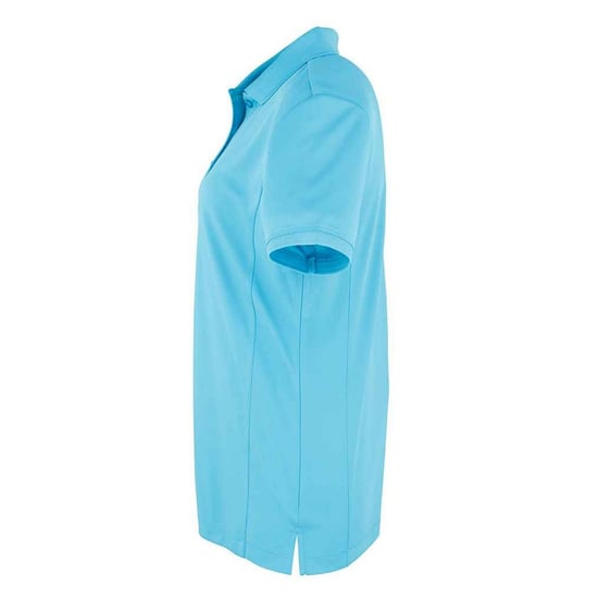 Premier Womens/Ladies Coolchecker Polo Shirt (Turquoise) - Image 3