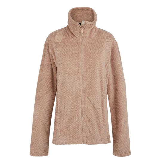 Regatta Womens/Ladies Heidy Fluffy Full Zip Fleece Jacket (Warm Taupe) - Image 1