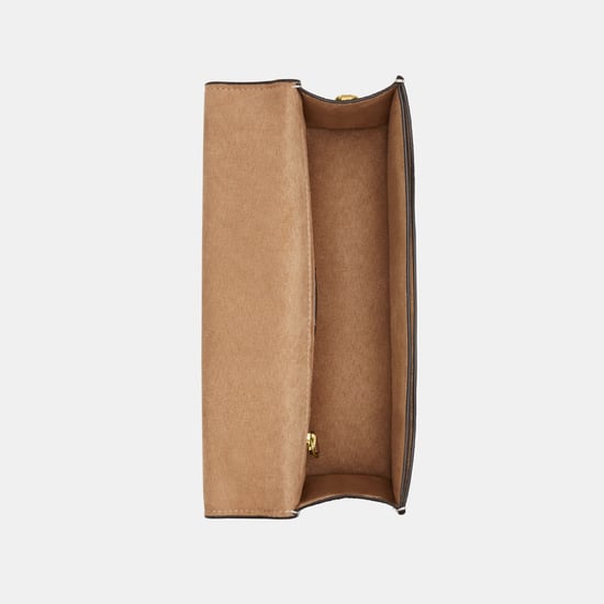 Eliza Flap Crossbody in Ring Lizard-Embossed Leather Bag