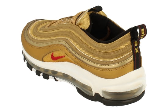 Nike Air Max 97 QS GS Kids Trainers Gold - Image 2