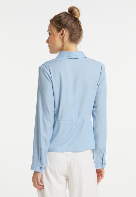 Dreimaster Blouse women light blue - Image 4