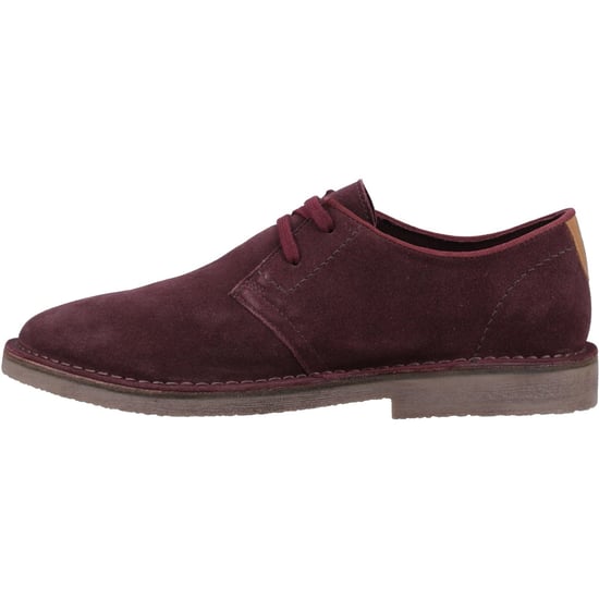 Hush Puppies Scout Suede Men's Bordeaux Lace-Up Shoes - Image 4