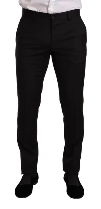Traje de dos piezas MARTINI SLIM FIT de cuadros negros para hombre de Dolce & Gabbana - Image 6