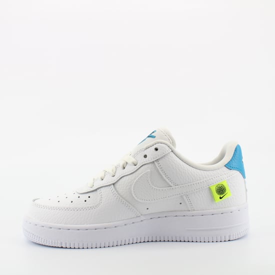 Nike Air Force 1 07 White Leather Womens Lace Up Trainers CT1414 101