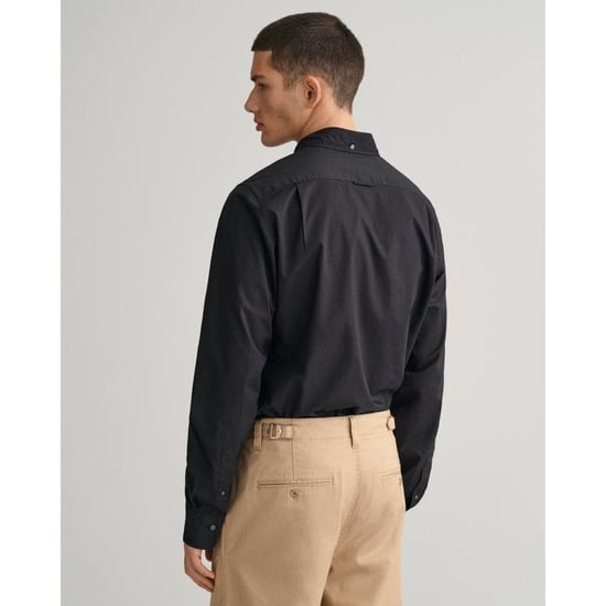 GANT Mens Slim Fit Long Sleeve Poplin Shirt - Image 3