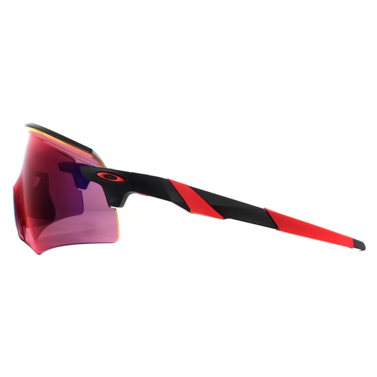 Gafas de sol Oakley Rectangulares para hombres en negro mate con lente Prizm Road - Image 3