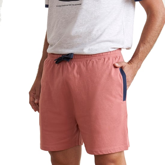 Men's short-sleeved V-neck pajamas JJBEH5602 - Image 3