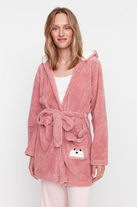 Trendyol Women's  V Neck  Short Dressing Gowns - Image 2
