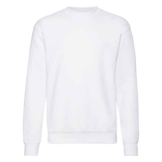 Fruit Of The Loom Mens Set-In Belcoro® Yarn Sweatshirt (White) - Image 1