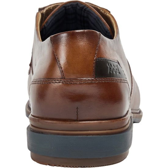 Pod Savage Leather/Textile Men's Cognac Lace-Up Shoes - Image 2