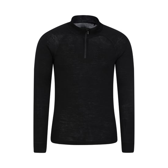 Mountain Warehouse Mens Merino II Base Layer Top (Black)
