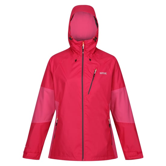 Regatta Womens/Ladies Highton V Stretch Waterproof Jacket (Pink Potion/Flamingo Pink) - Image 1