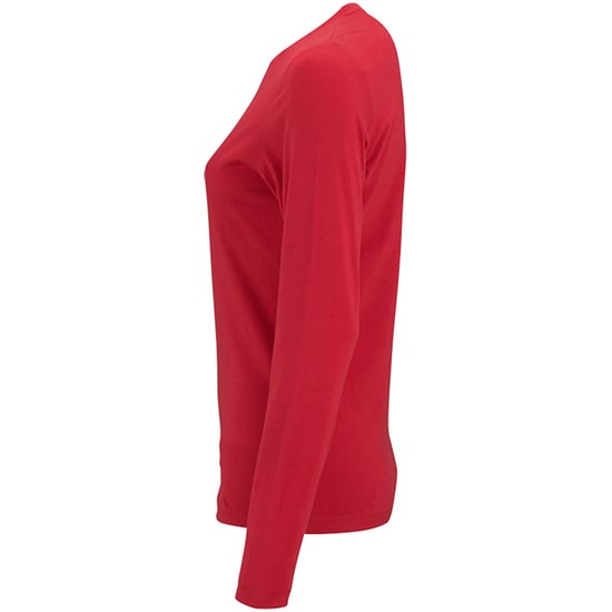 SOLS Womens/Ladies Imperial Long Sleeve T-Shirt (Red)