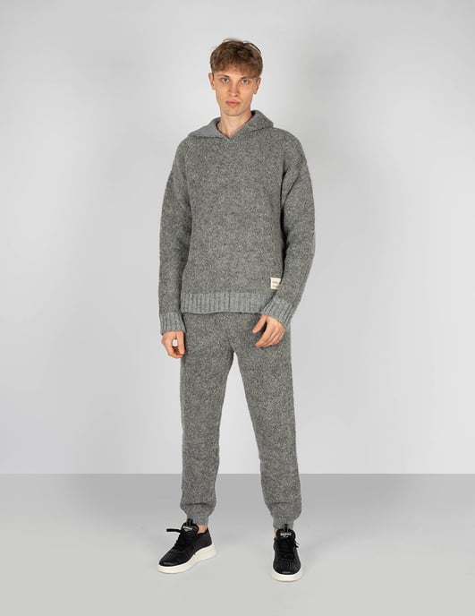 Takeshy Kurosawa Trousers Boucle Men's Grey
