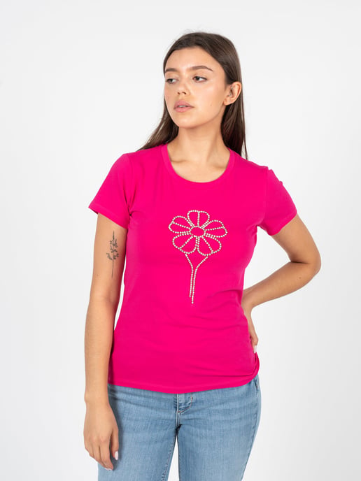 Rebel Queen by Liu Jo T-Shirt de mujer rosado - Image 3
