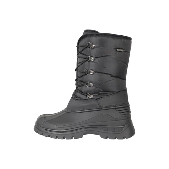 Mountain Warehouse Mens Plough Ski Boots / Snow Boots (Black) - Image 3
