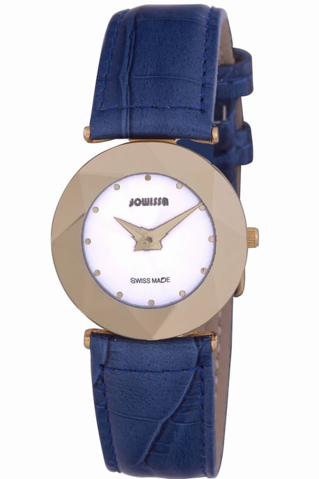 Jowissa: Facet Women'sWhite Watch