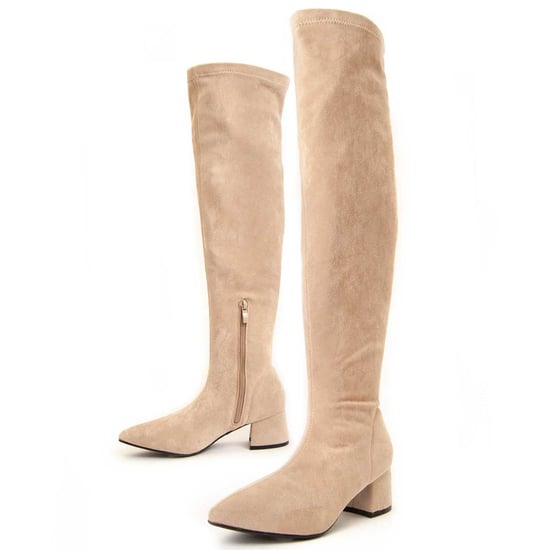 Botín de Taco Montevita Botavitta en Beige - Image 1