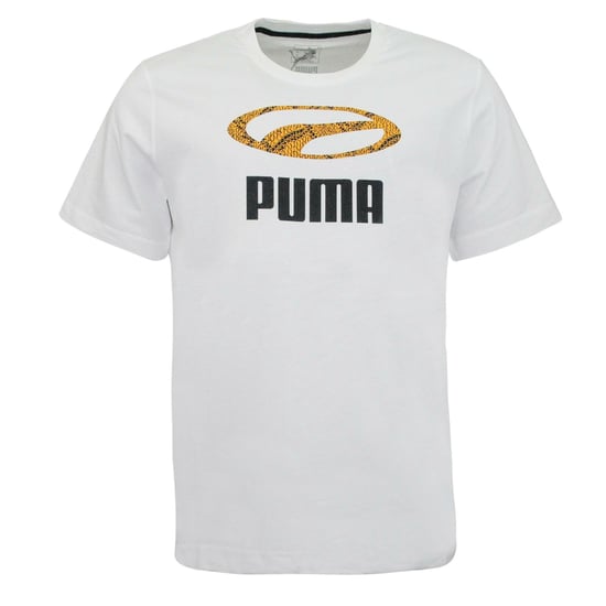 Puma Snake Pack Graphic Mens Tee Casual Branded Top White 579910 02