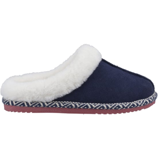 Hush Puppies Amara Suede Women's Navy Slippers - Image 5