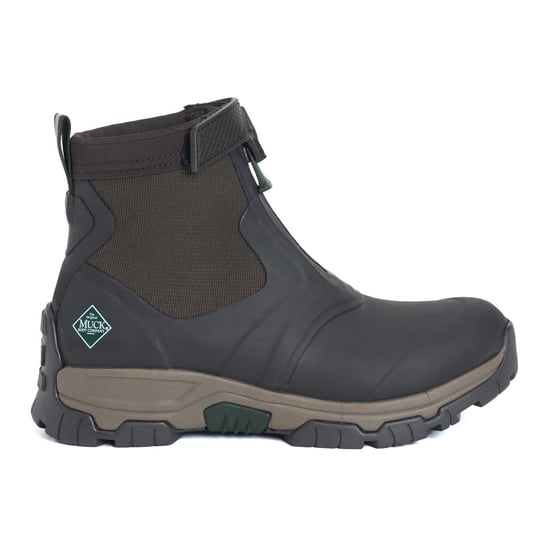 Muck Boots Apex Mid Zip Rubber Dark Brown Wellington Boots - Image 5