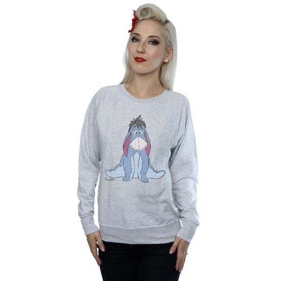 Disney Womens/Ladies Winnie The Pooh Classic Eeyore Sweatshirt (Heather Grey) - Image 2