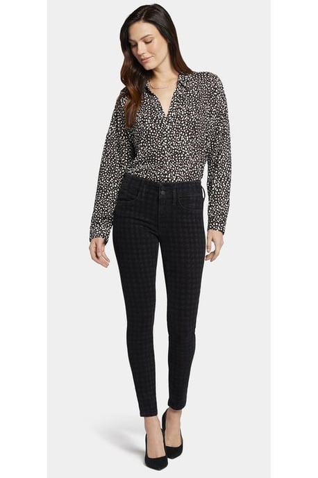 Ami Skinny Jeans Houndstooth Premium Denim