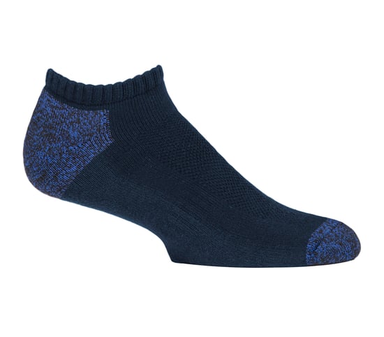 Calcetines de trabajo Quarter Indestructible | Blueguard | Calcetines de trabajo tobilleros con talón y puntera reforzados - Azul marino - Image 1