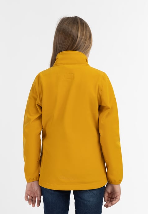 Schmuddelwedda softshell jacket Girls mustard - Image 4