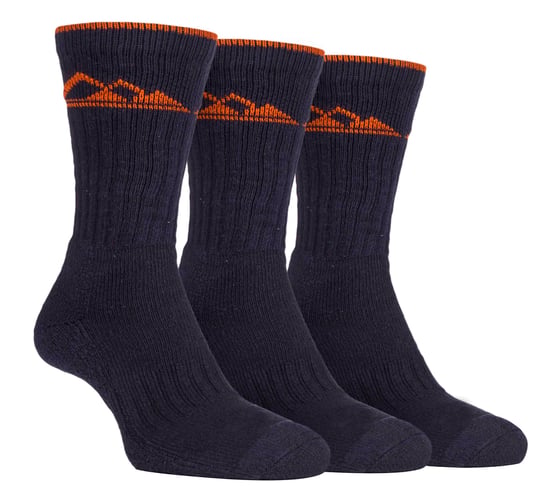 3 Pares Calcetines de Algodón para Senderismo para Hombre, Transpirables y Acolchados - Image 1