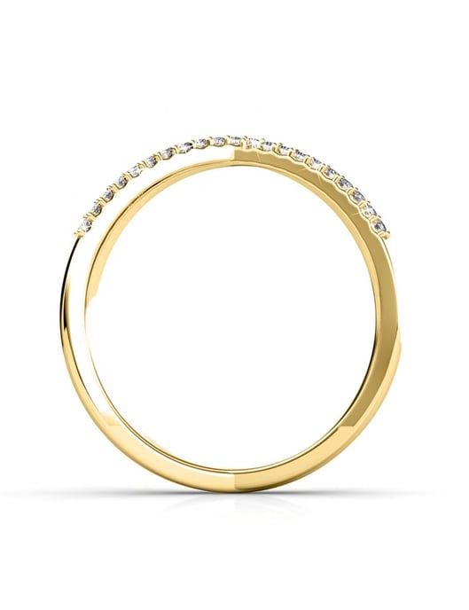 Anillo X - Oro y Cristal - Image 4