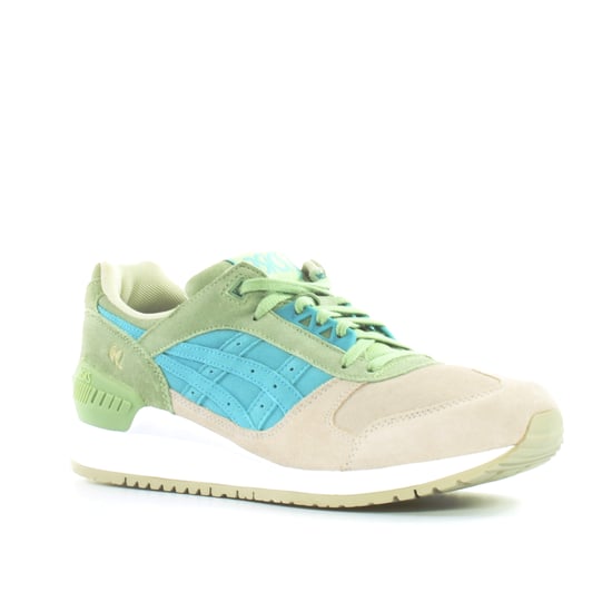 Asics Gel-Respector Mens Beige/Green Trainers