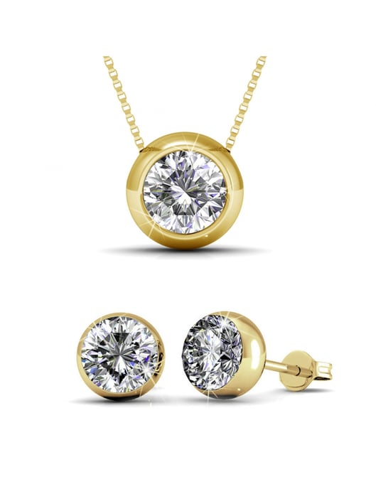Conjuntos de Lunas - Oro y Cristal - Image 1