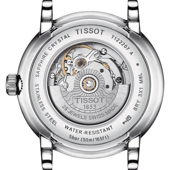 Tissot Carson Women's Silver Watch T1222071105100 - Image 4