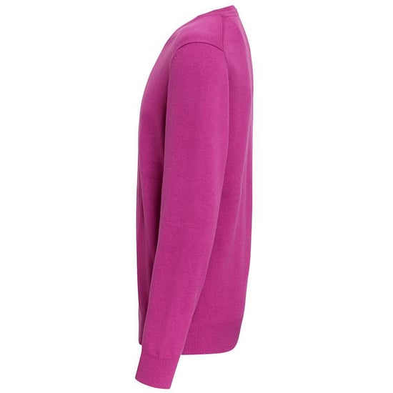Asquith & Fox Mens Cotton Rich V-Neck Sweater (Orchid Heather)