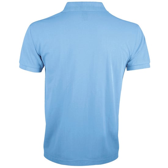 SOLs Mens Prime Pique Plain Short Sleeve Polo Shirt (Sky Blue)